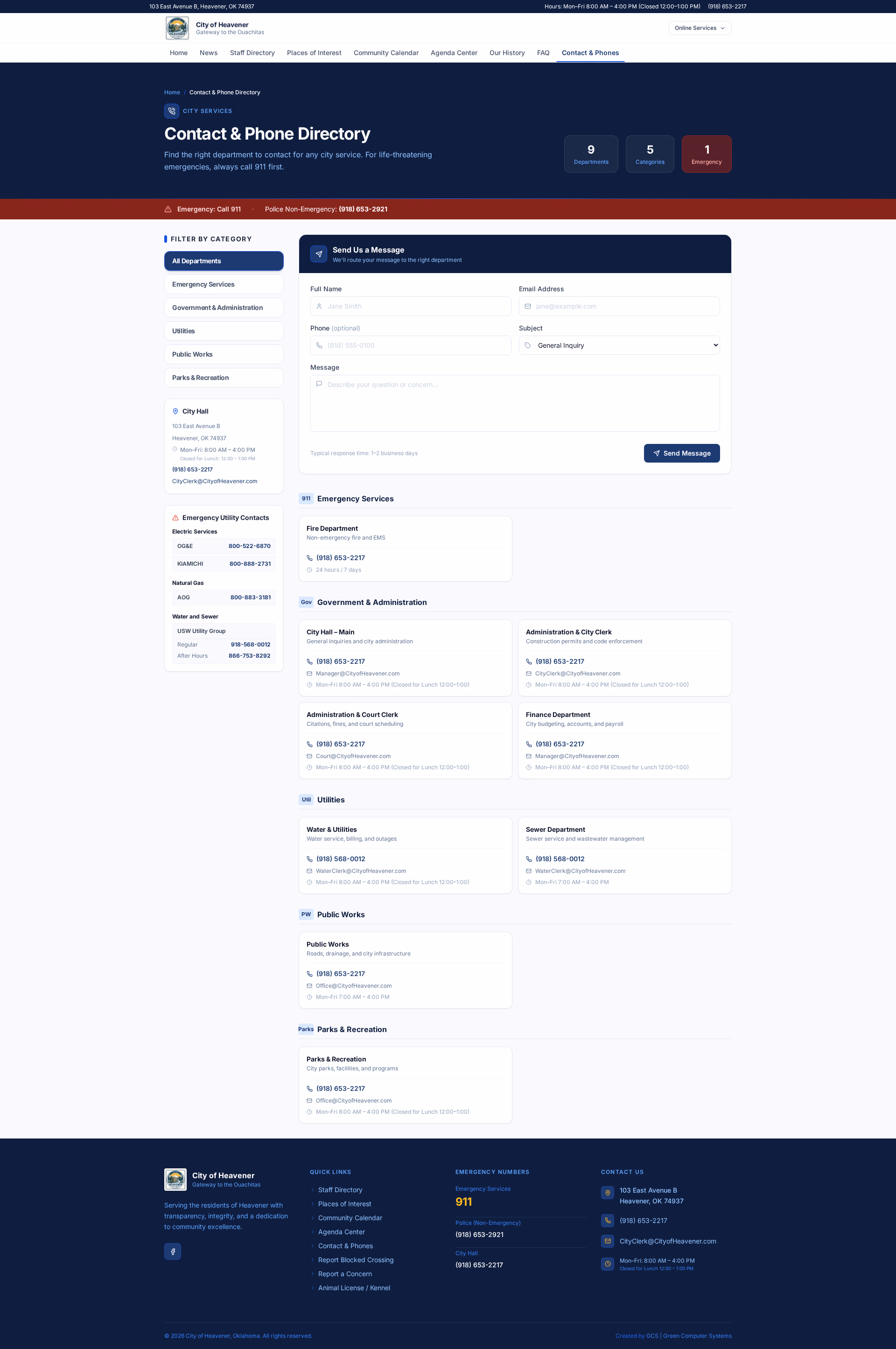 Contact Directory