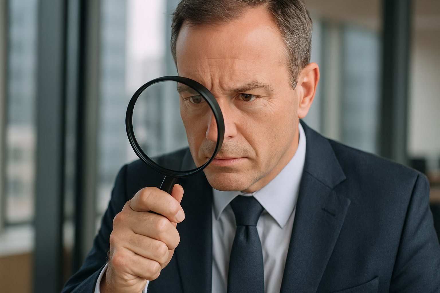 City Manager Magnifying Glass
